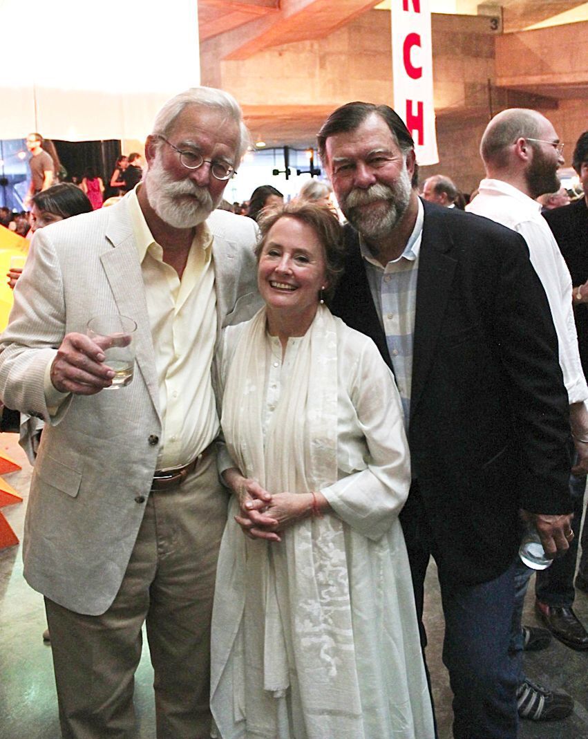 Charles and Stu Smith with Alice Waters